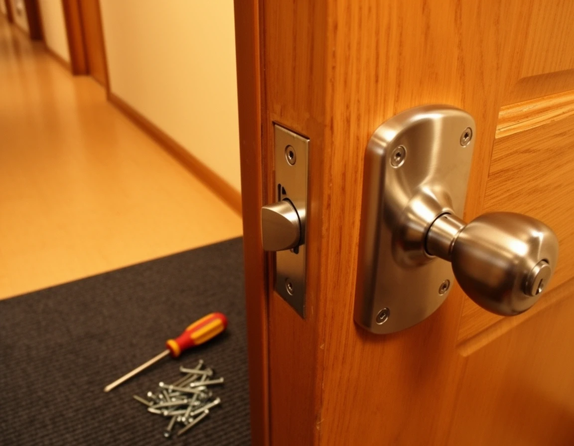 Instalación cerradura de seguridad